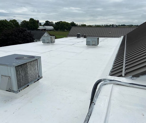 Groffdale Mennonite Church membrane restoration roofing system
