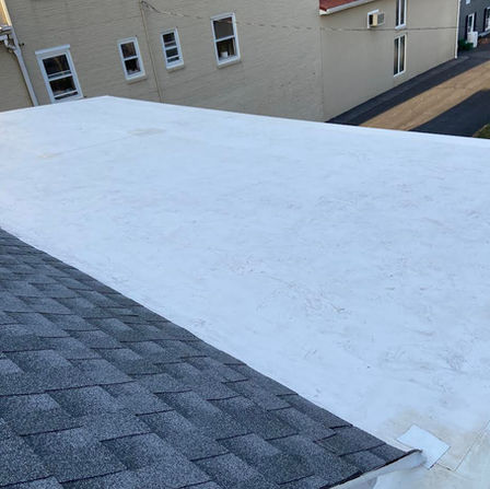 Commercial roofing project