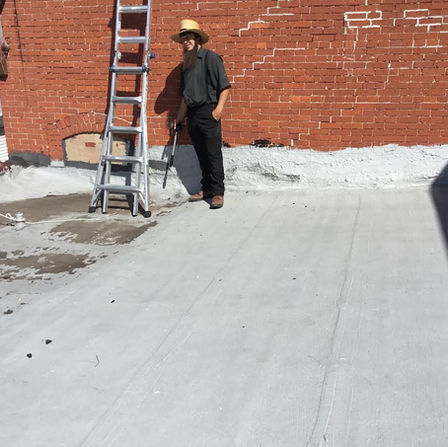 Commercial roofing project